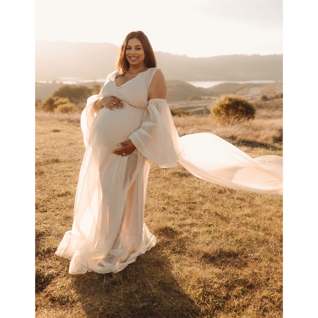 Suzanne Gown (dress and cape are removable)