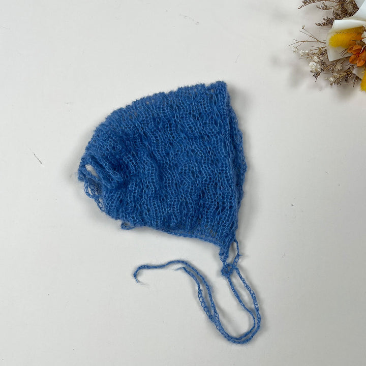Newborn Mohair Knit Bonnet