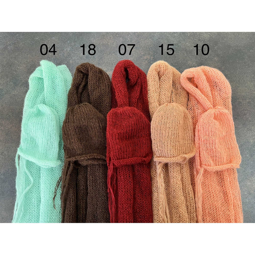 5pcs Wrap Matched Hat Set