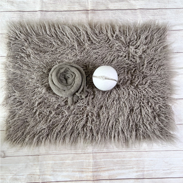 Almost mauve Faux Fur Matched Set