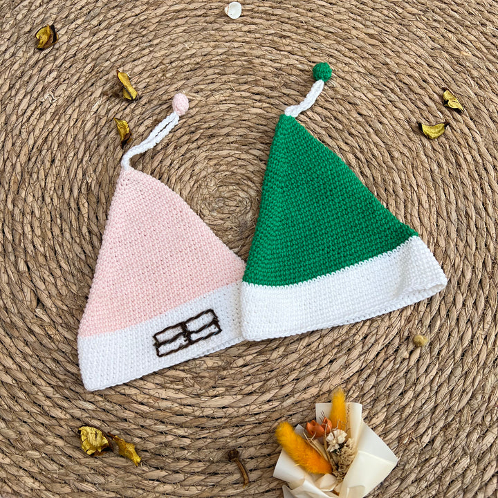 Crochet pointed hats