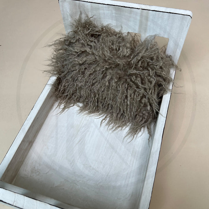 25*17cm Faux Mongolian Fur Pillow