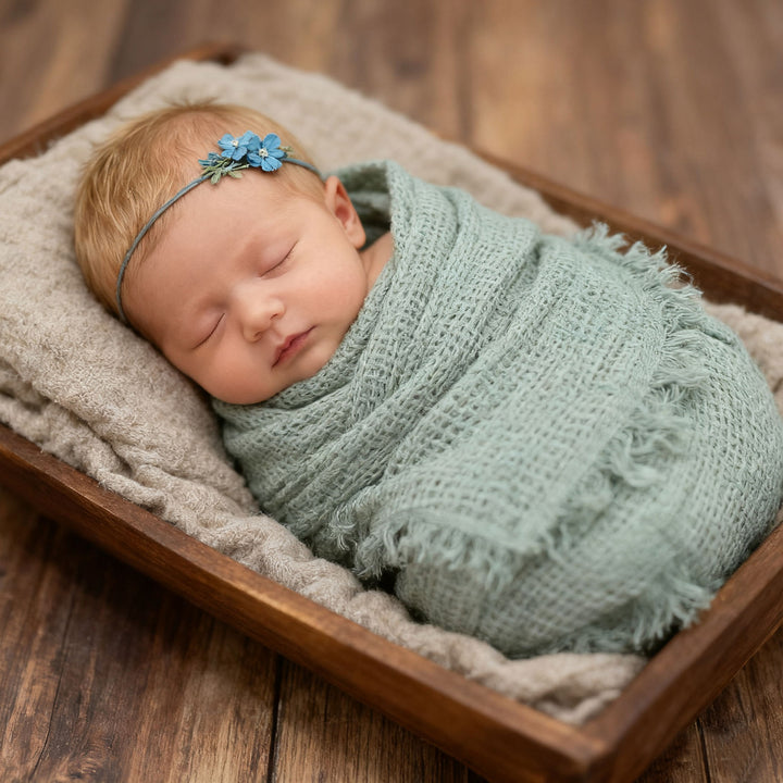 Newborn Soft Stretch Swaddle Wrap