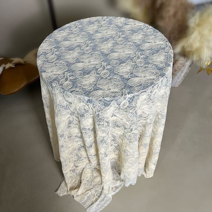 Beige Lace Background