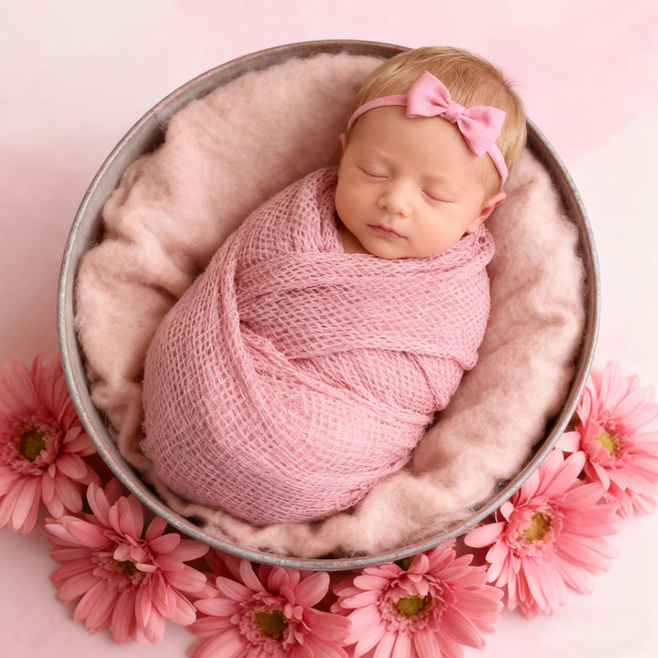 Newborn Soft Stretch Swaddle Wrap