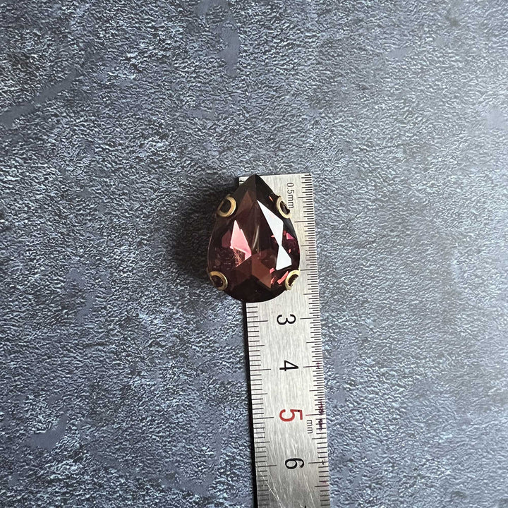 Waterdrop Shape Embellished Buttons