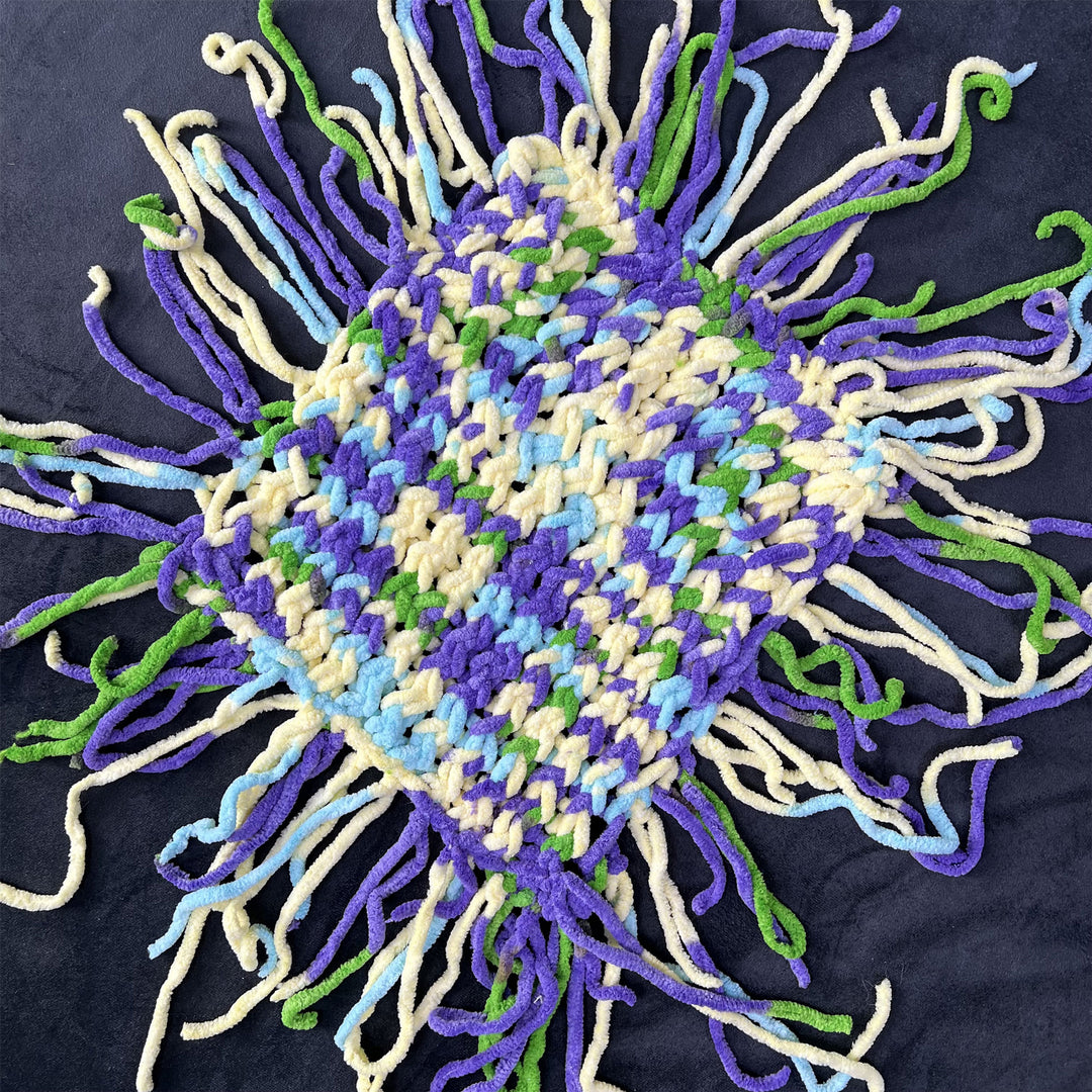 Hand-knitted Blanket