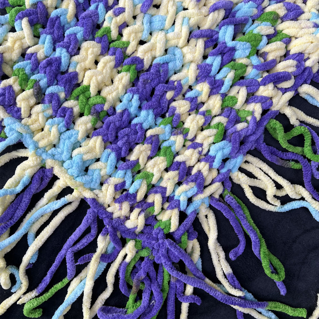 Hand-knitted Blanket