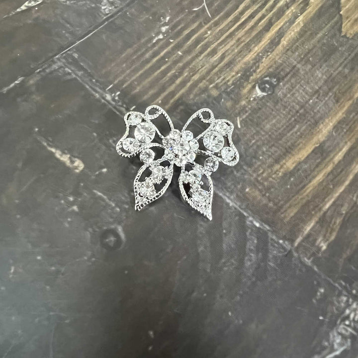 Butterfly Rhinestone Buttons