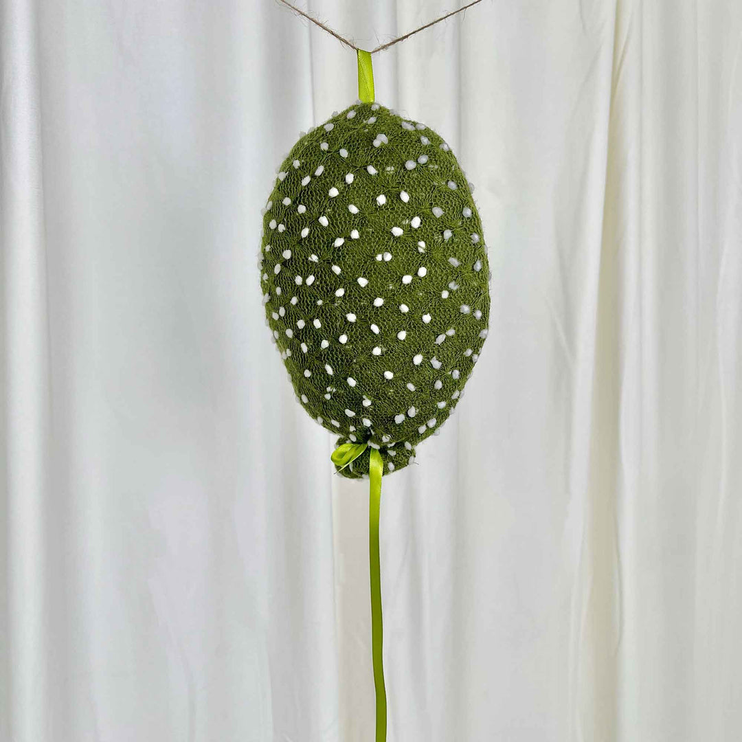 Polka Dot Fabric Balloon Decoration