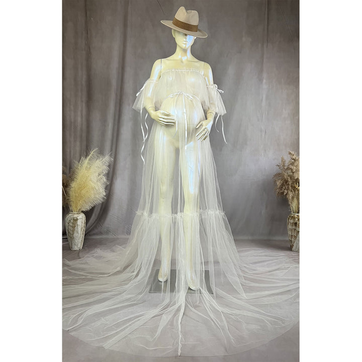 Dora Boob Tube Tulle Gown