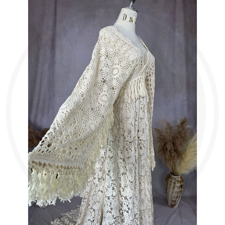 Harriet Boho Cape with Skirt Set