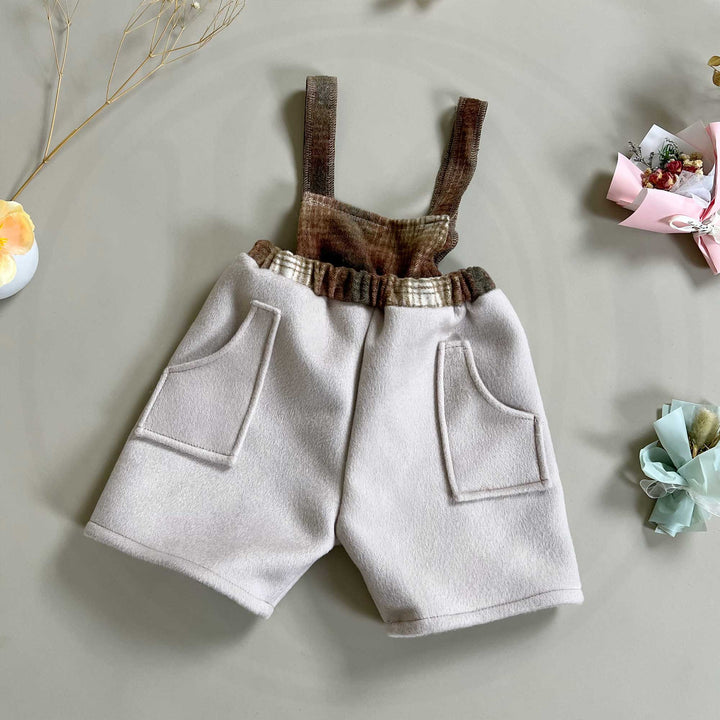 Abraham Vest + Overalls Set