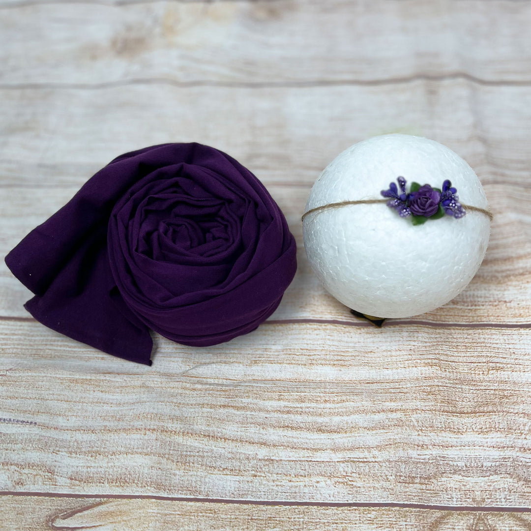 Lycra Wrap Matched Headwear Set