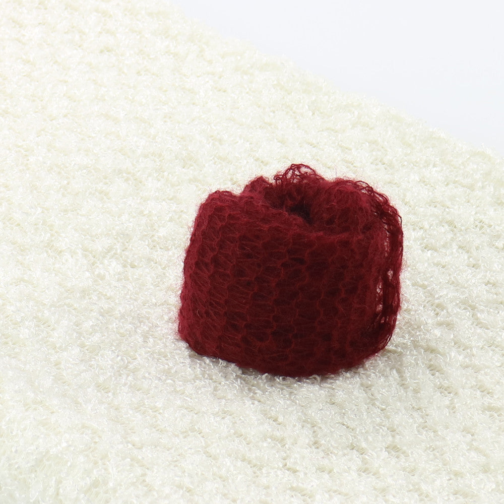 Stretchy Knit Mohair Wraps