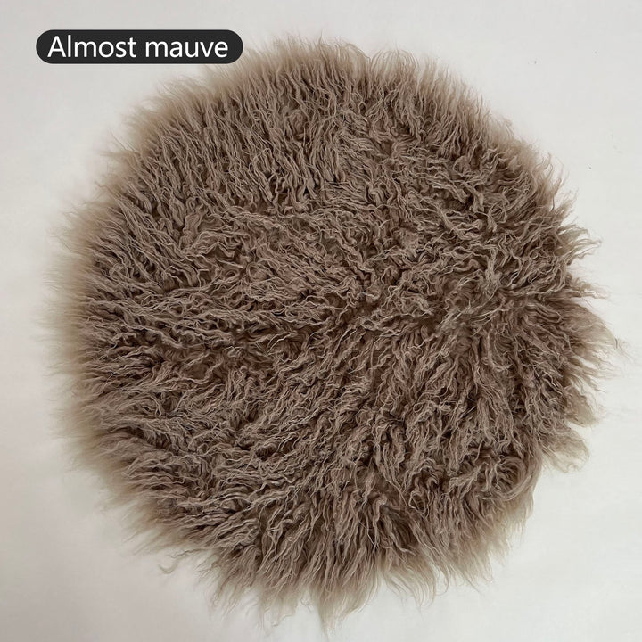 60CM Round faux fur Blanket