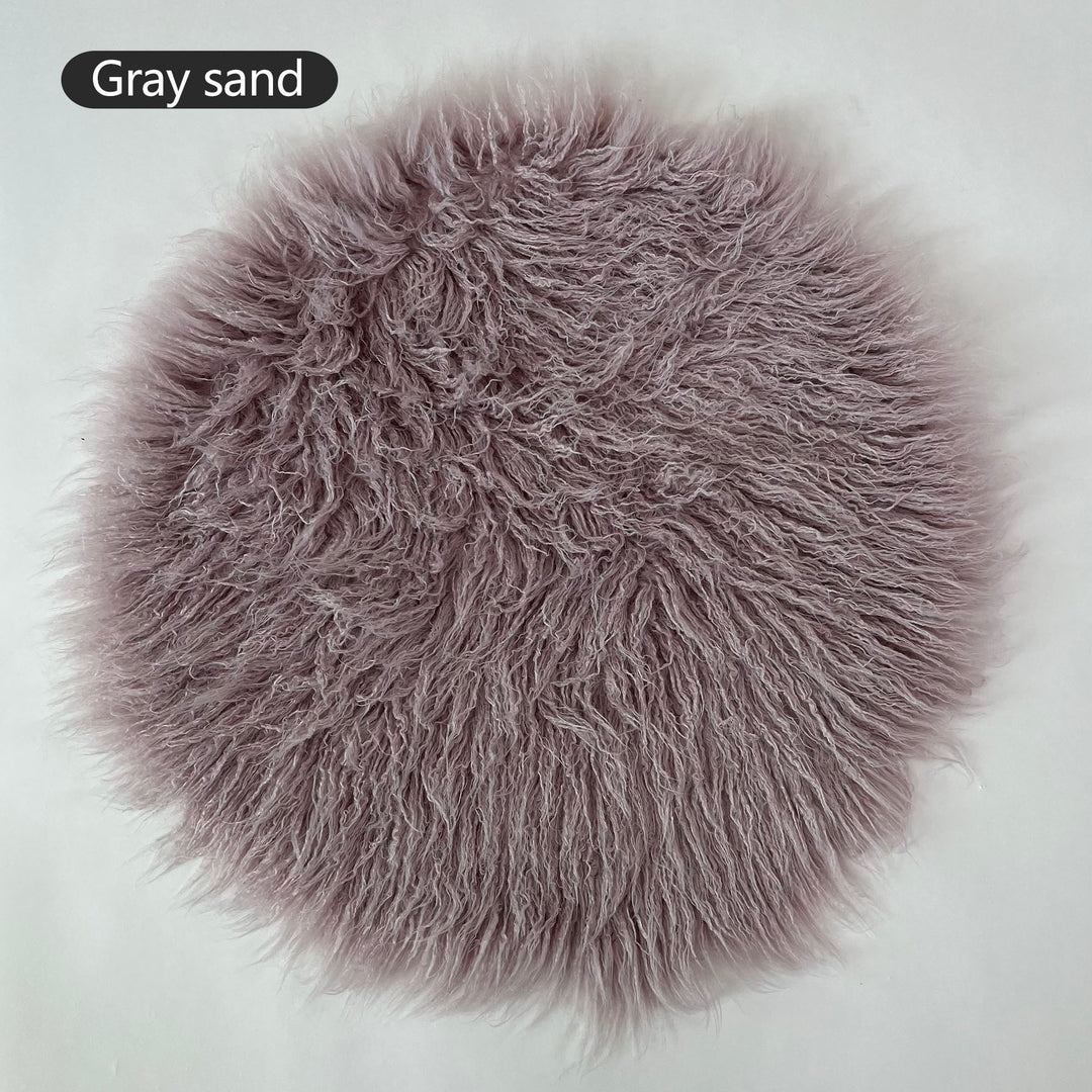 60CM Round faux fur Blanket