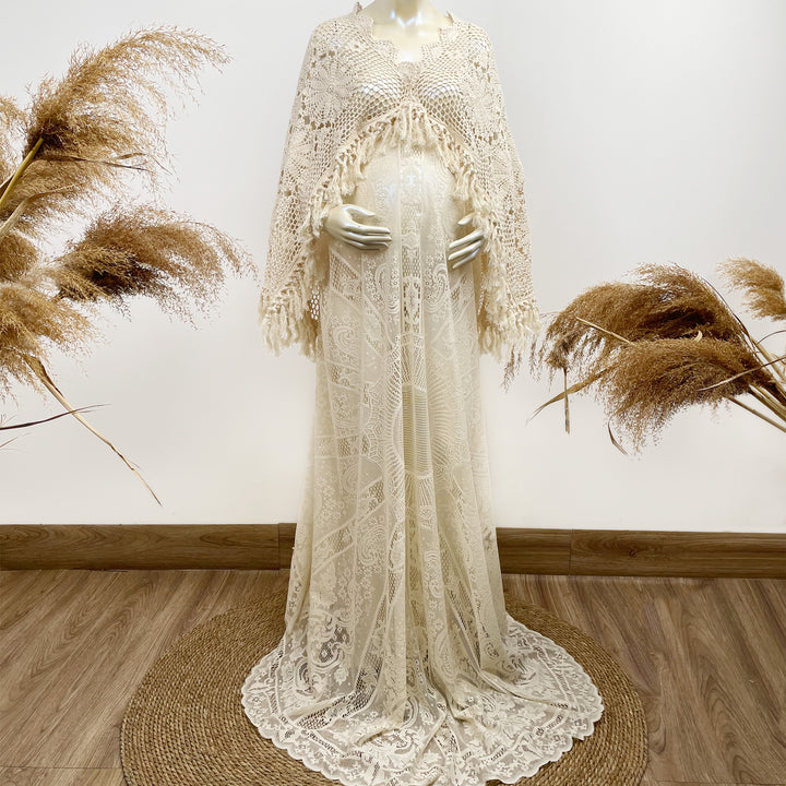 Isabel Lace + Cotton Gown