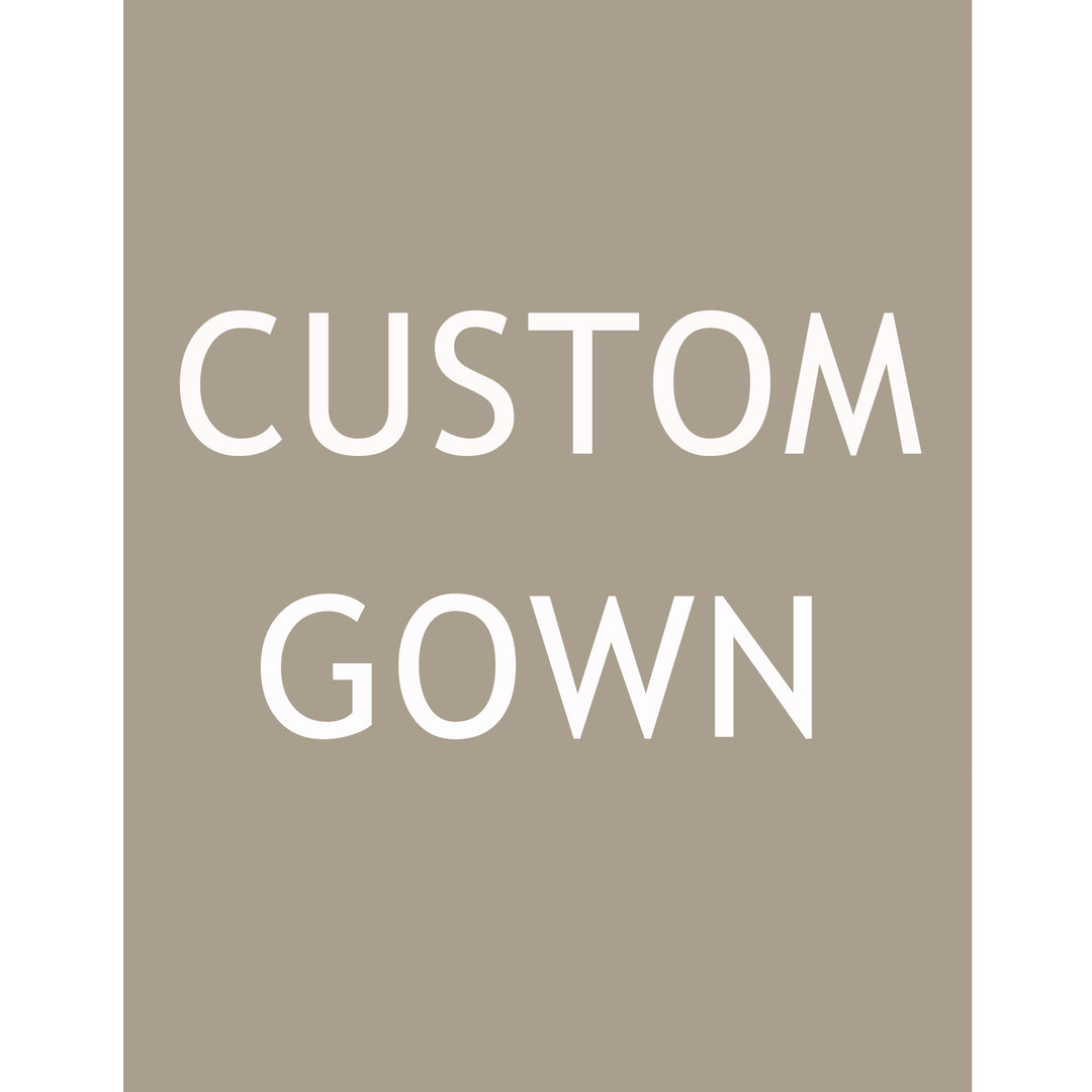 Custom Gown - Don&Judy Newborn&Maternity photography props