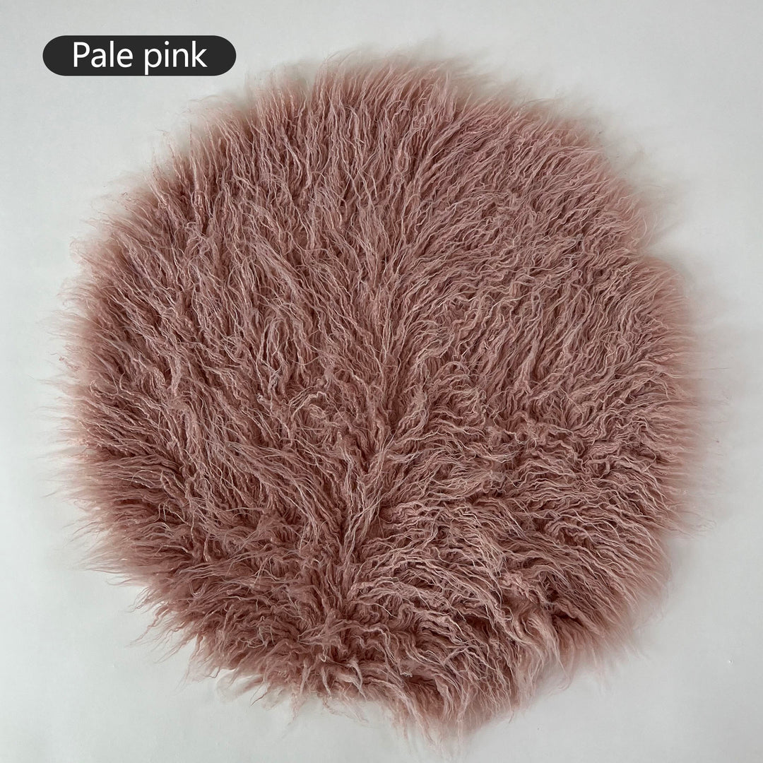 60CM Round faux fur Blanket