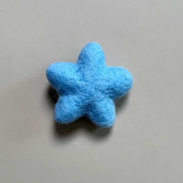 7pcs/lot Wool Felt Star Shape Accessories