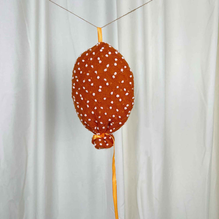 Polka Dot Fabric Balloon Decoration