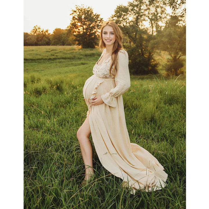 Josephine Cotton Floral Gown