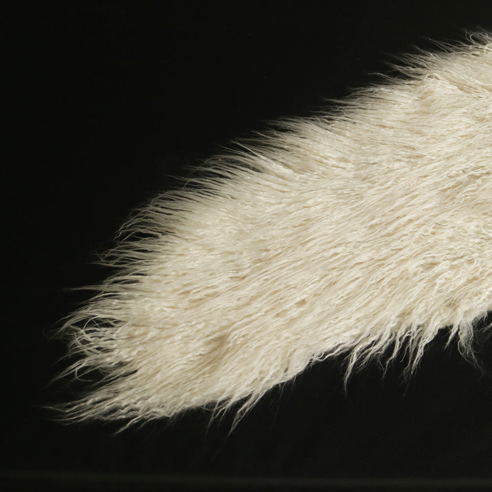 Large bird-shaped fur mat