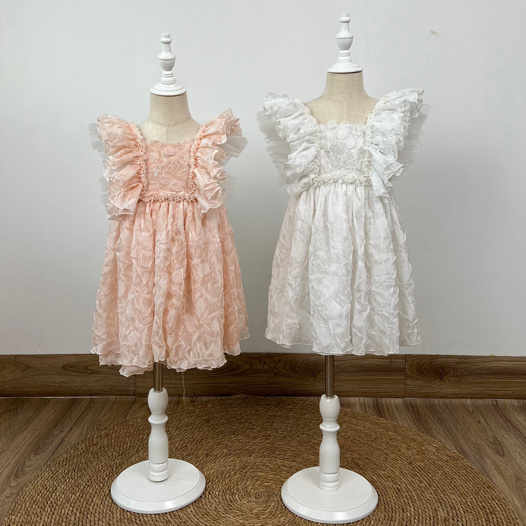 Judith White Little Girl Dress