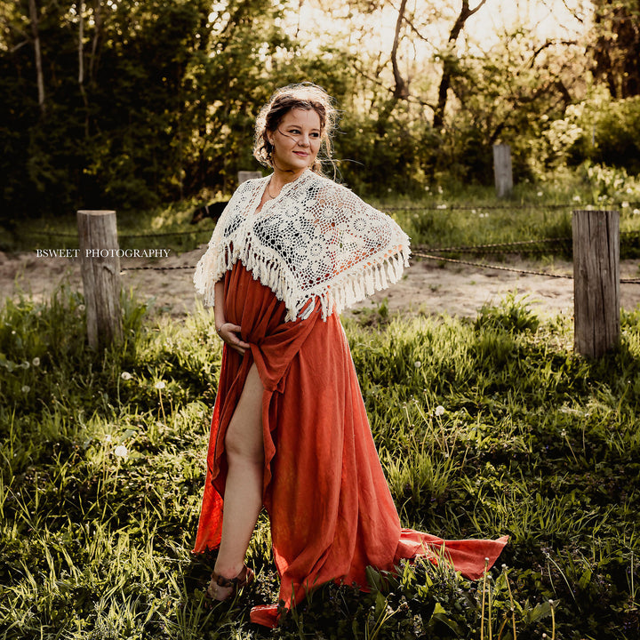 Ida 70*40cm Crochet Cotton Gown