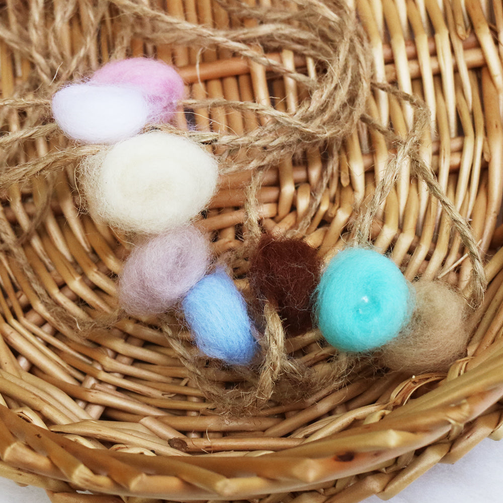 Handcraft Wool Flower Headband with Pearl Newborn Props Photography - Don&Judy Newborn&Maternity photography props