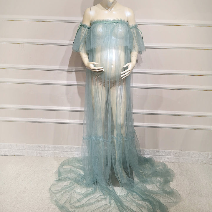 Dora Boob Tube Tulle Gown