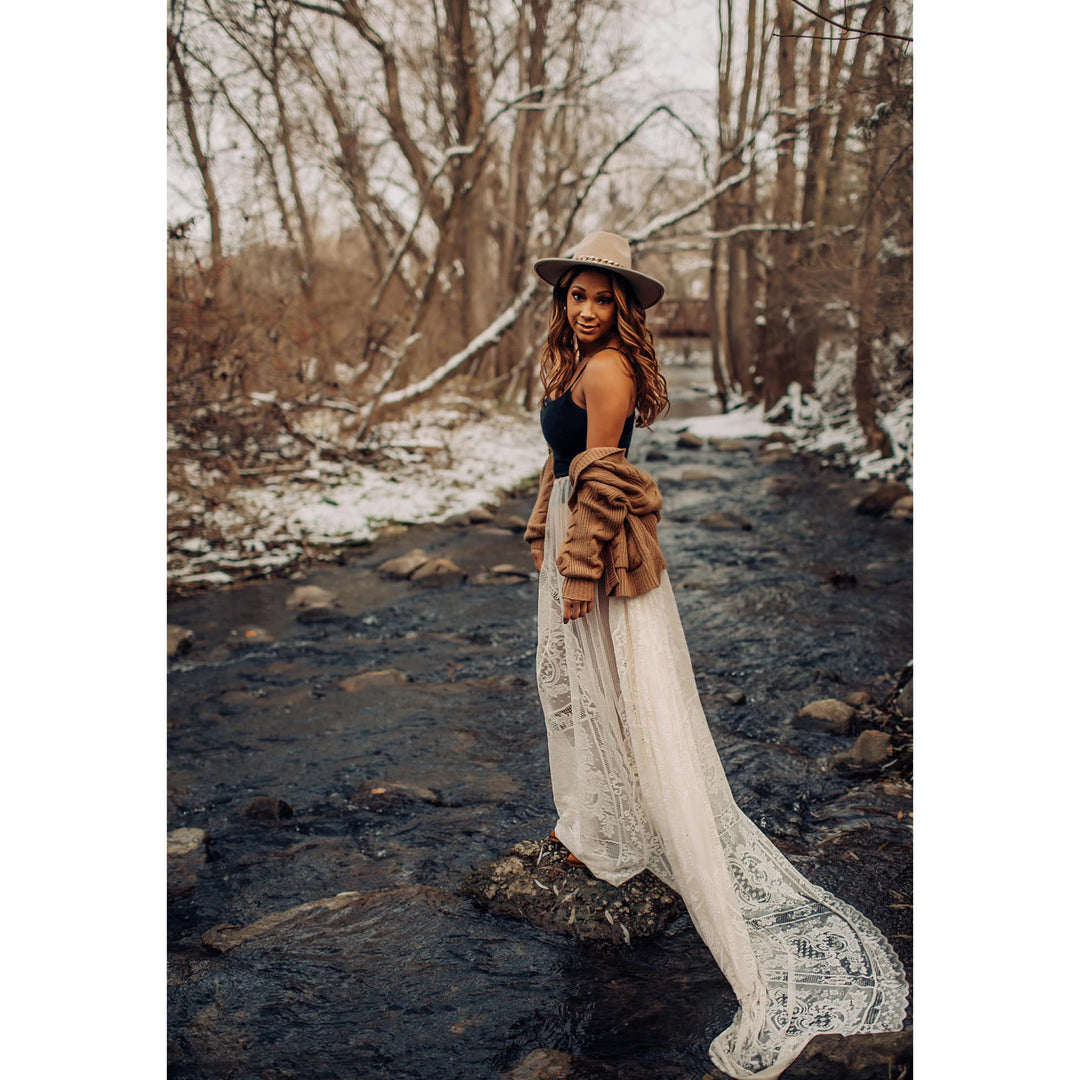 Agnes Skirt Cape Dress