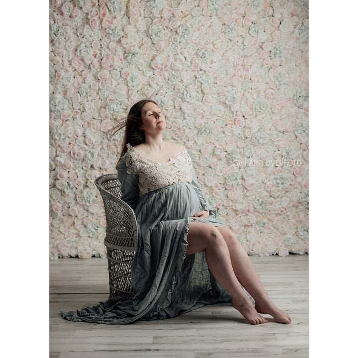 Josephine Cotton Floral Gown