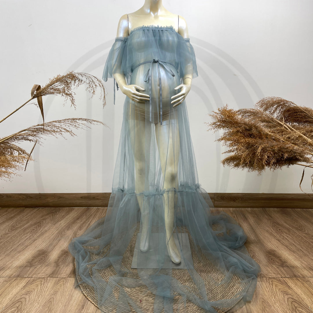 Dora Boob Tube Tulle Gown