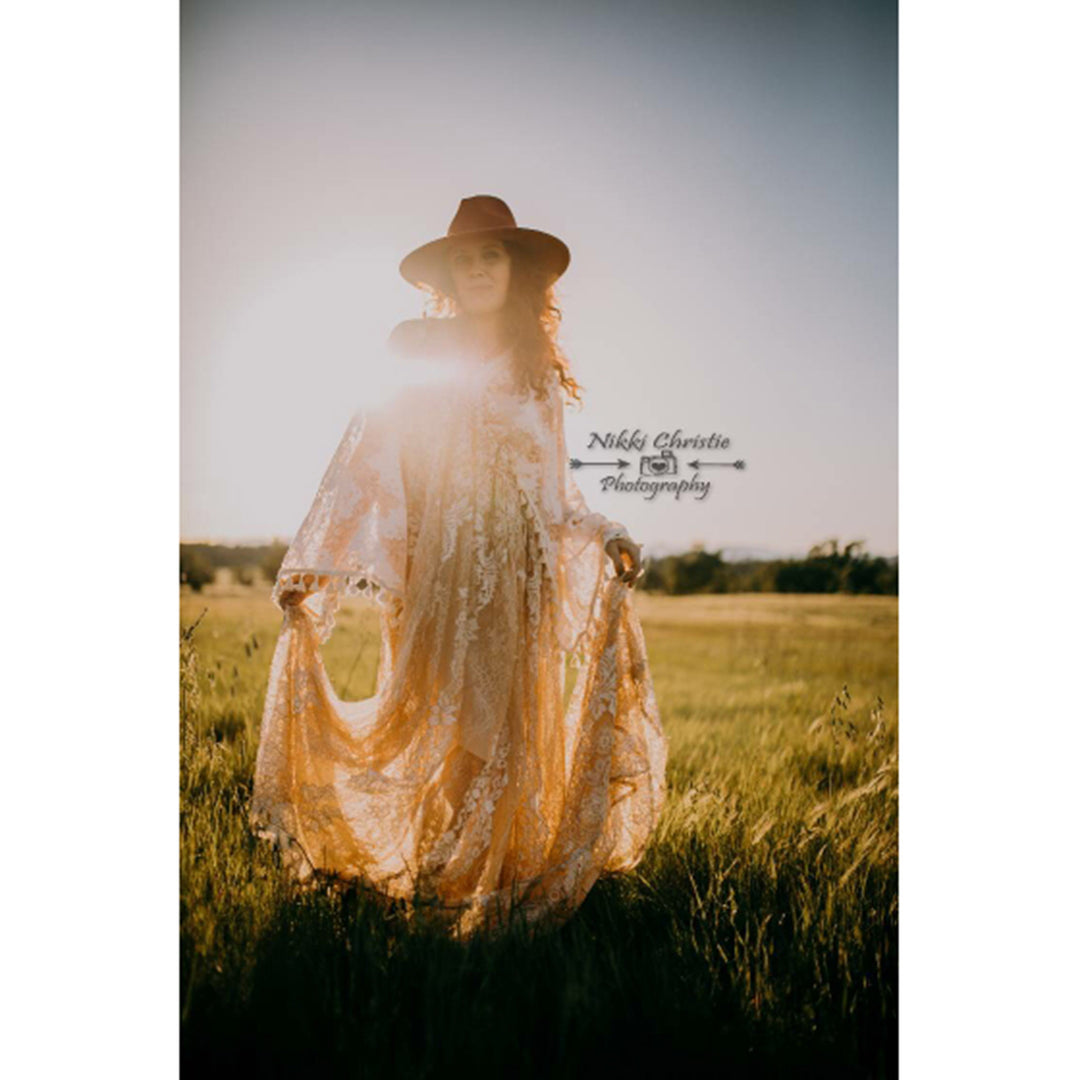 Joanne Khaki Boho Dress