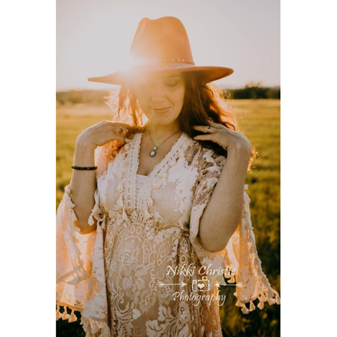 Joanne Khaki Boho Dress