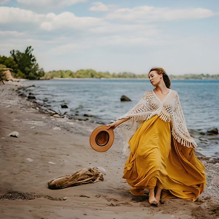 Ivy Boho Cotton Gown