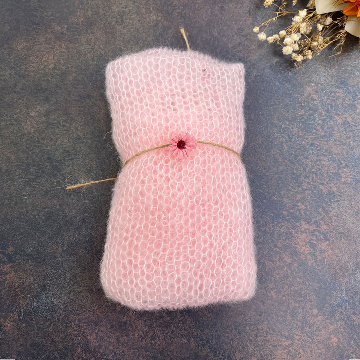 60x40cm Stretchy Wrap with Matched Headwear Set