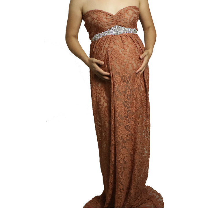 Imitation Diamond Belt for Maxi Long Formal Maternity Dresses - Don&Judy Newborn&Maternity photography props