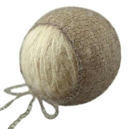 Newborn Baby Photo Prop Hand Knit Mohair Baby Bonnet - Don&Judy Newborn&Maternity photography props