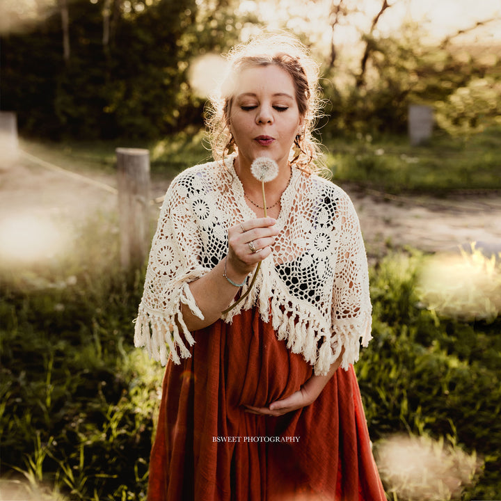 Ida 70*40cm Crochet Cotton Gown