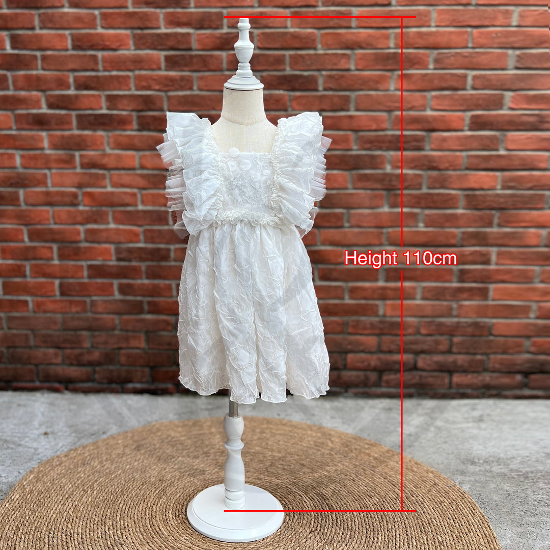 Judith White Little Girl Dress