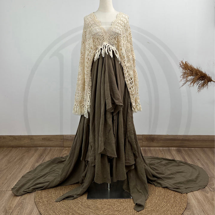 Ivy Boho Cotton Gown