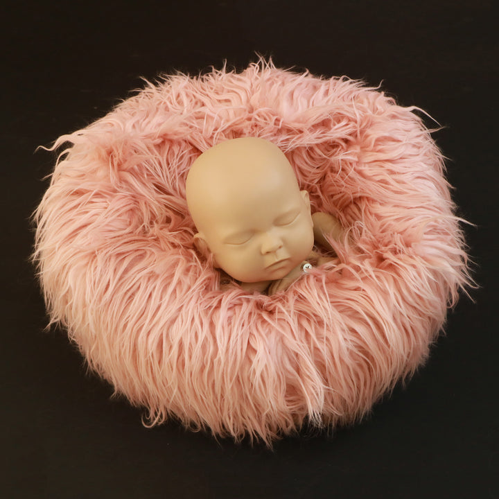 Newborn Nest Prop Newborn Faux Fur Nest Newborn Posing Circle Prop Newborn Photo Prop - Don&Judy Newborn&Maternity photography props