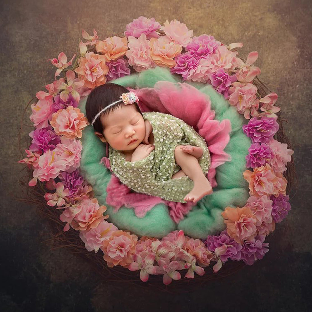 150x150cm Knit Mini Ball Fabric Backdrop