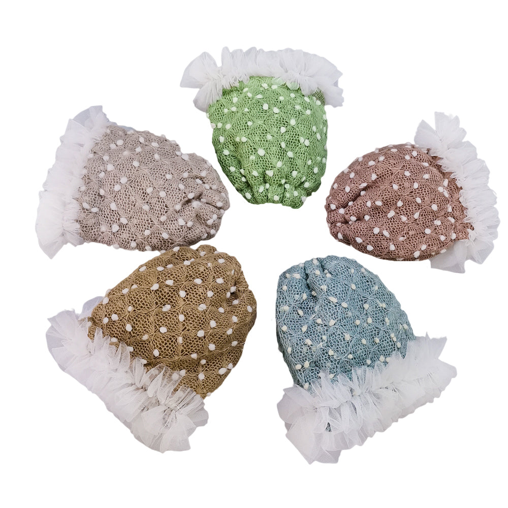 Newborn Floral Bonnet