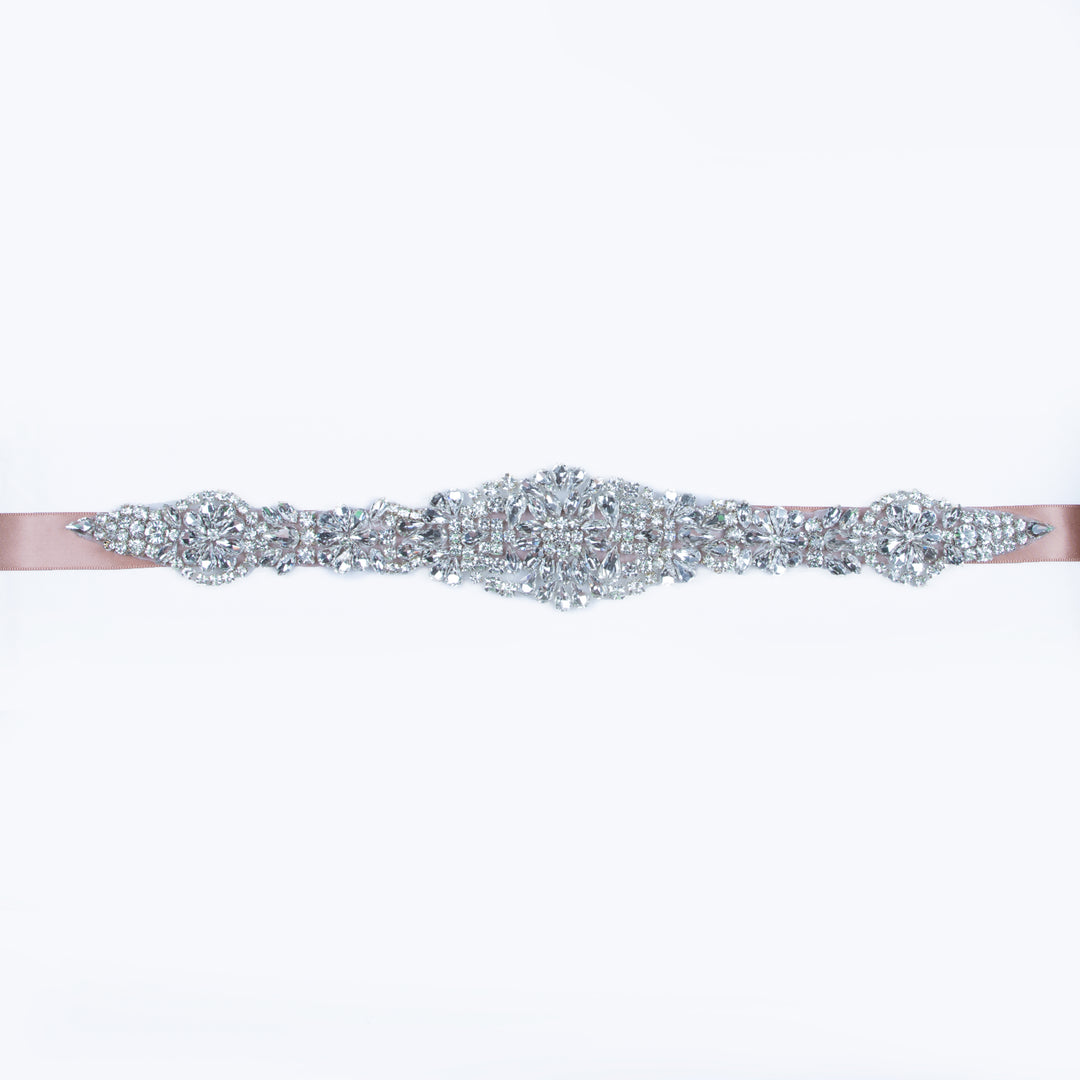 Crystal Rhinestone Maternity Belt for Photoshoot Maternity Photo Dress Accessories 270CM x 2CM - Don&Judy Newborn&Maternity photography props