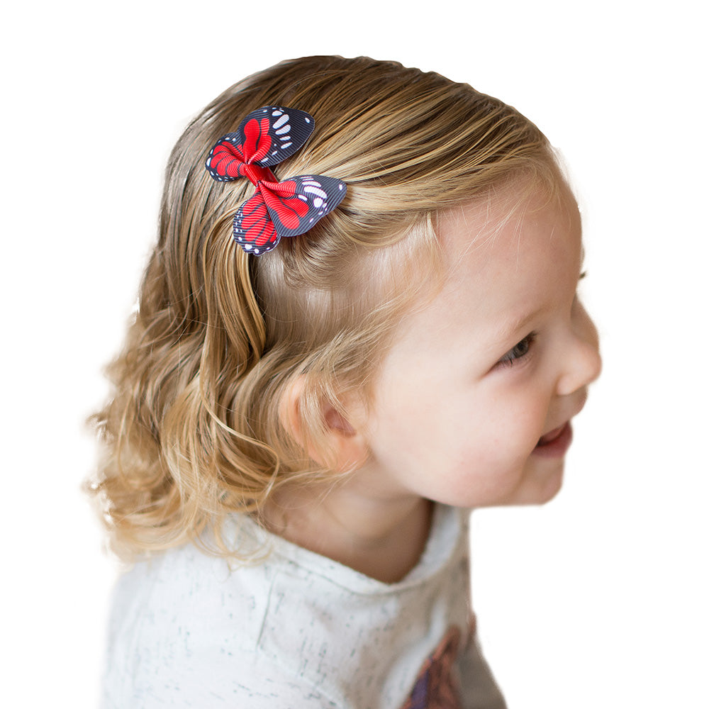 Little Girl Photo Props Baby Girl Bowknot Clip Colorful Butterfly Clip for Baby Girl 5pcs/lot - Don&Judy Newborn&Maternity photography props