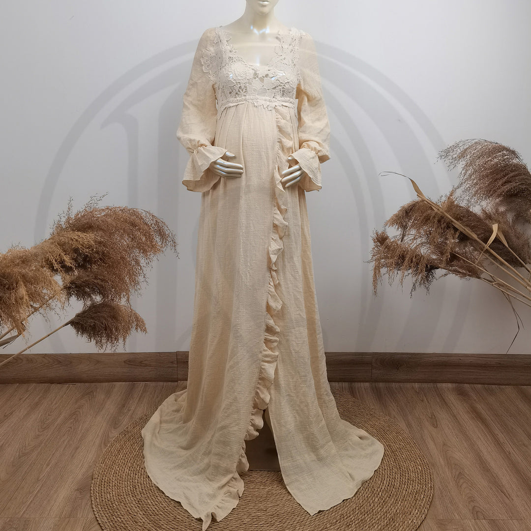 Josephine Cotton Floral Gown